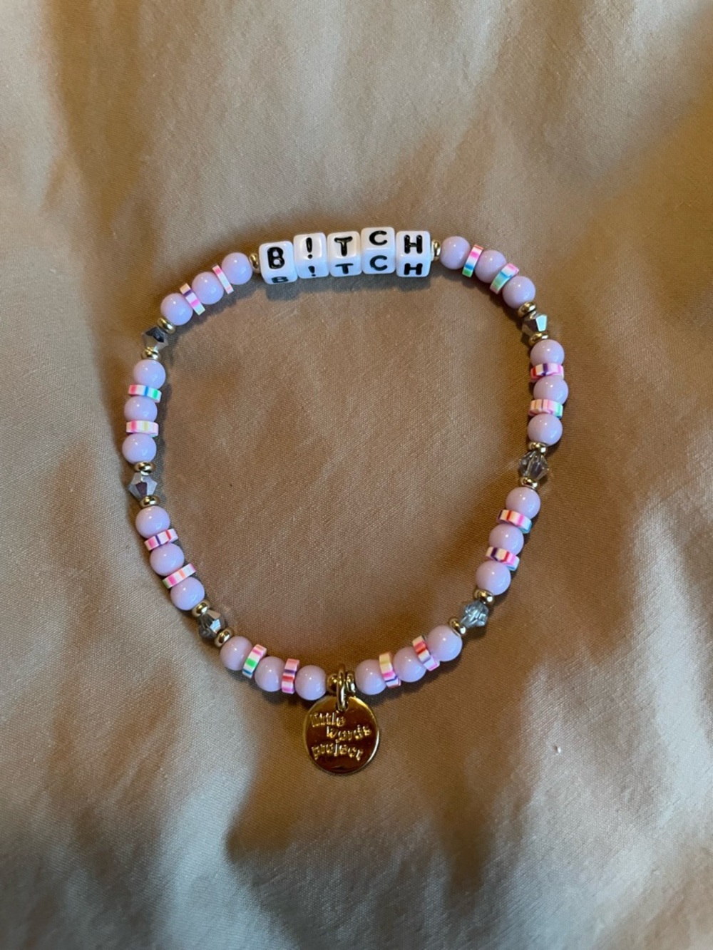 Little Words Project 'B!TCH' bracelet M/L